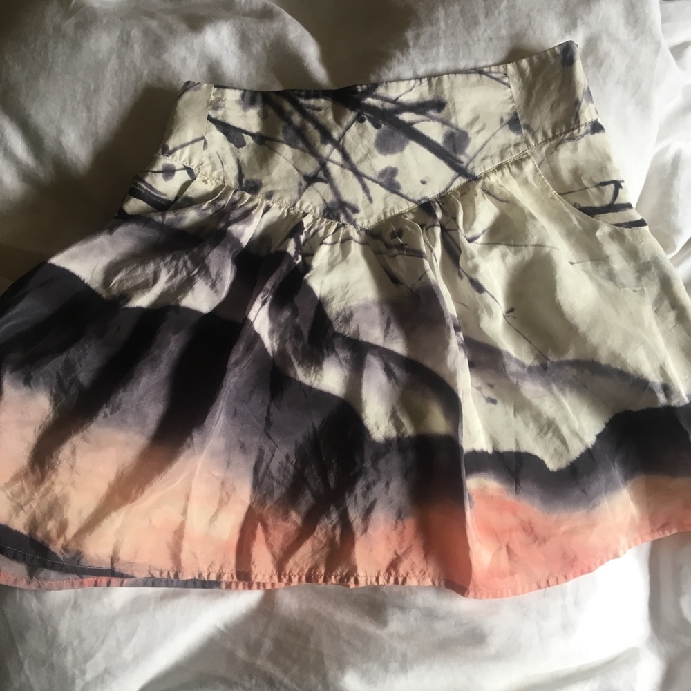 Beautiful silk mini skirt